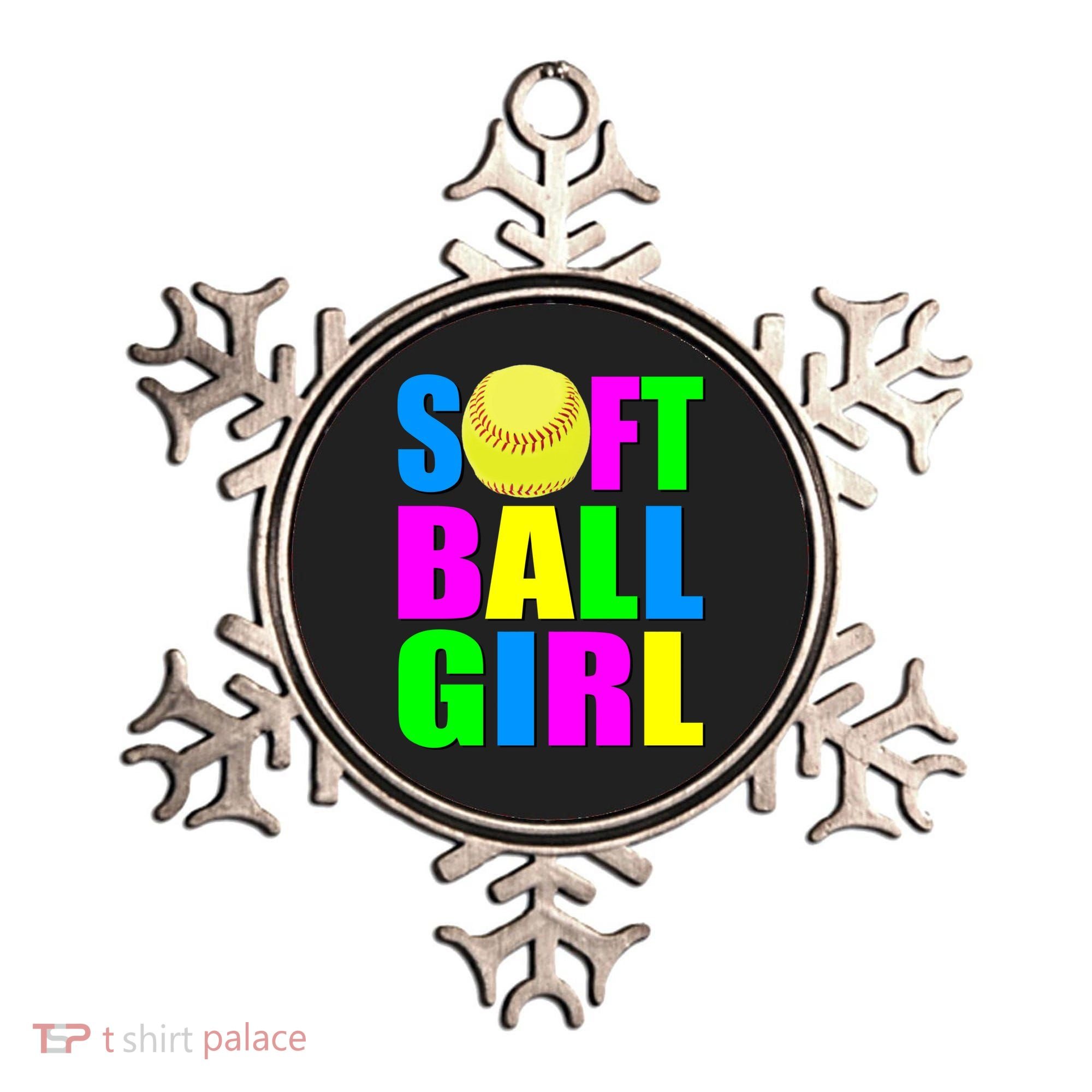 Softball Girl Ornament