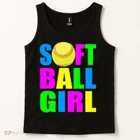 Softball Girl Tank Top thumb 2