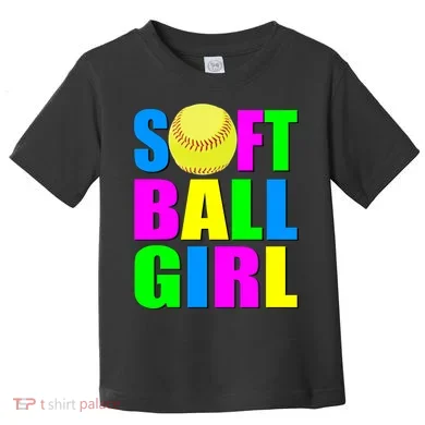 Softball Girl Toddler T-Shirt