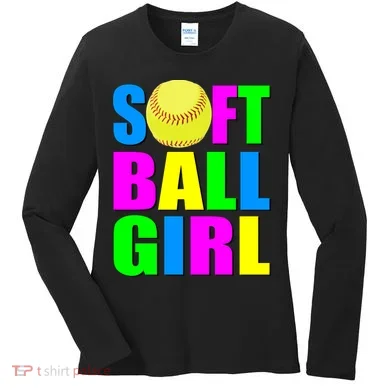Softball Girl Women's Long Sleeve Shirt