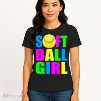 Softball Girl Women's T-Shirt thumb 4