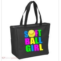 Softball Girl Tote Bag thumb 2