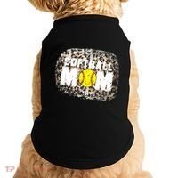 Softball Mom leopard Background Doggie Tank thumb 0