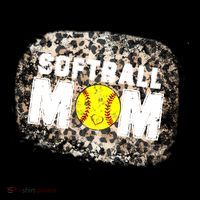 Softball Mom leopard Background Doggie Tank thumb 4