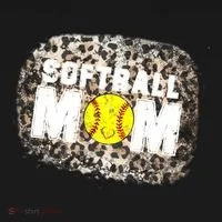 Softball Mom leopard Background Doggie Tank thumb 4