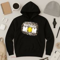 Softball Mom leopard Background Hoodie thumb 3