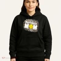 Softball Mom leopard Background Hoodie thumb 5