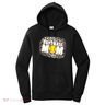 Softball Mom leopard Background Women's Hoodie