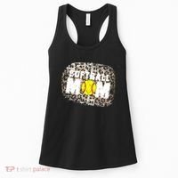 Softball Mom leopard Background Women's Tank Top thumb 0