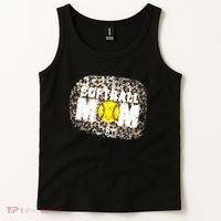 Softball Mom leopard Background Tank Top thumb 2