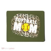 Softball Mom leopard Background Mousepad thumb 0