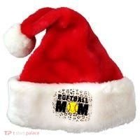 Softball Mom leopard Background Santa Hat thumb 0