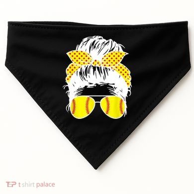 Softball Mom Sunglasses USA-Made Doggie Bandana