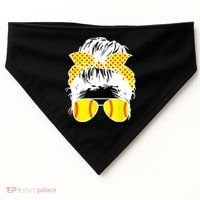 Softball Mom Sunglasses USA-Made Doggie Bandana thumb 0