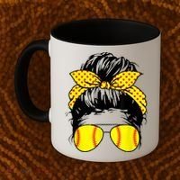 Softball Mom Sunglasses Coffee Mug thumb 2
