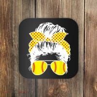 Softball Mom Sunglasses Coaster thumb 0