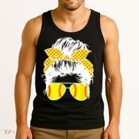 Softball Mom Sunglasses Tank Top thumb 3