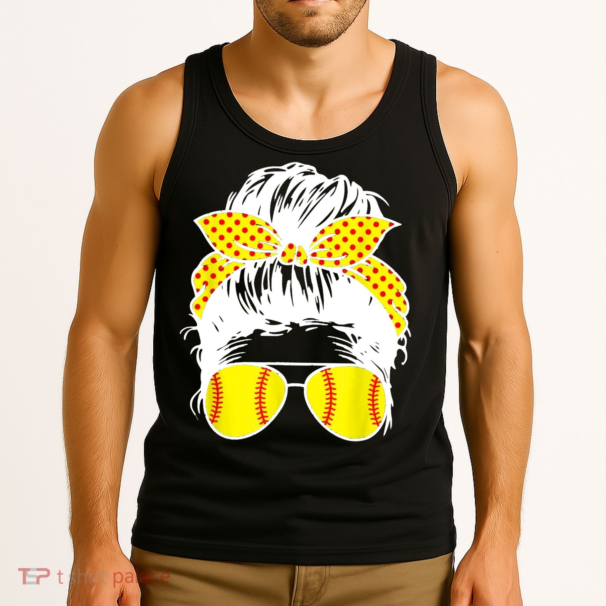Softball Mom Sunglasses Tank Top