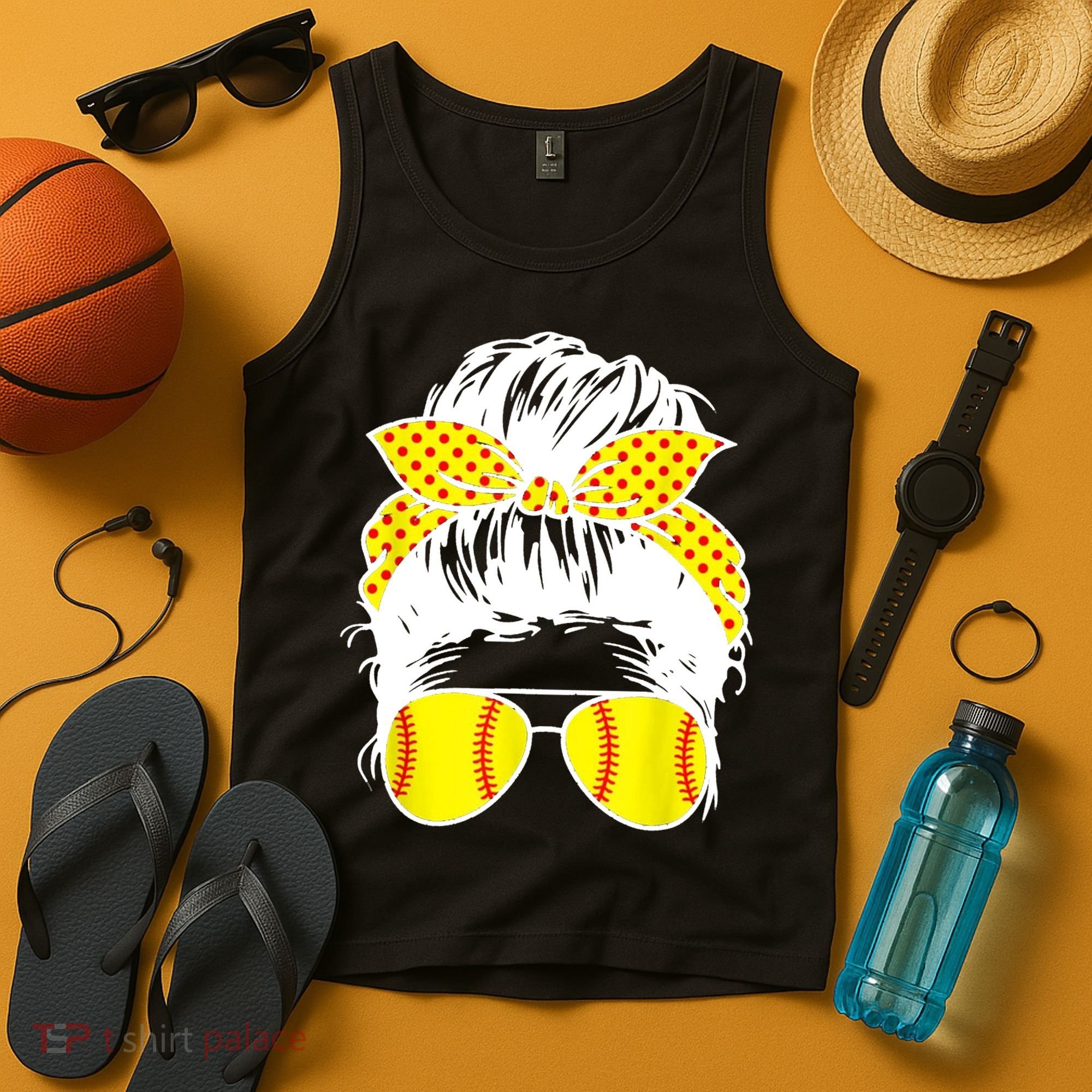 Softball Mom Sunglasses Tank Top