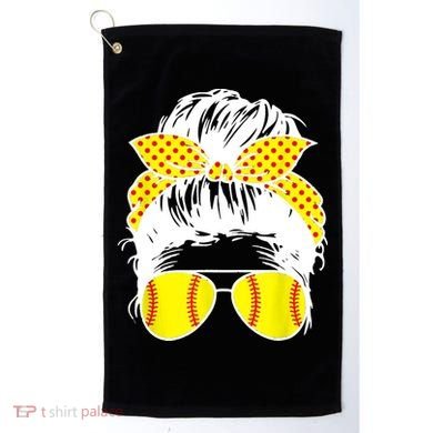 Softball Mom Sunglasses Golf Towel