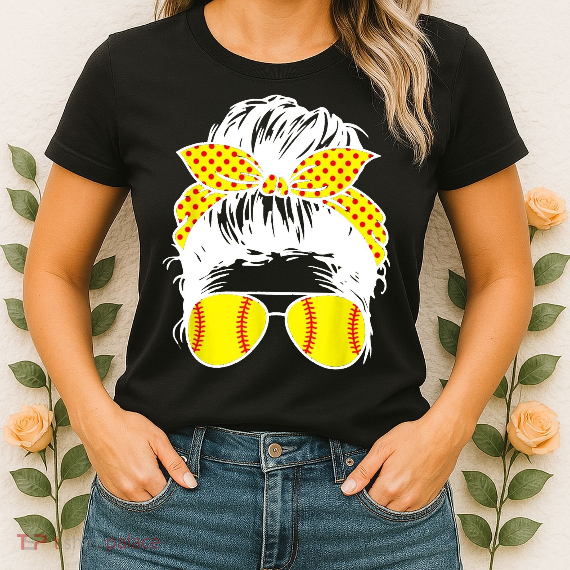 Softball Mom Sunglasses Women's T-Shirt