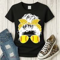 Softball Mom Sunglasses Women's T-Shirt thumb 3