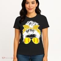 Softball Mom Sunglasses Women's T-Shirt thumb 4