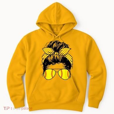 Softball Mom Sunglasses Hoodie
