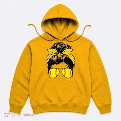 Softball Mom Sunglasses Hoodie