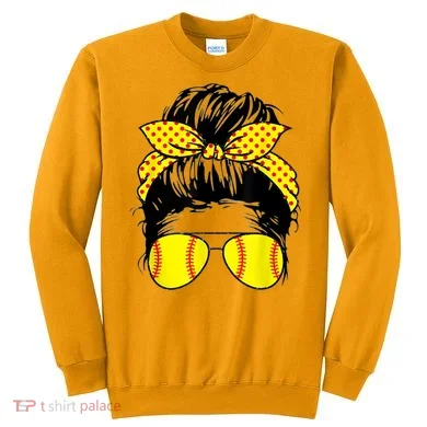 Softball Mom Sunglasses Sweatshirt
