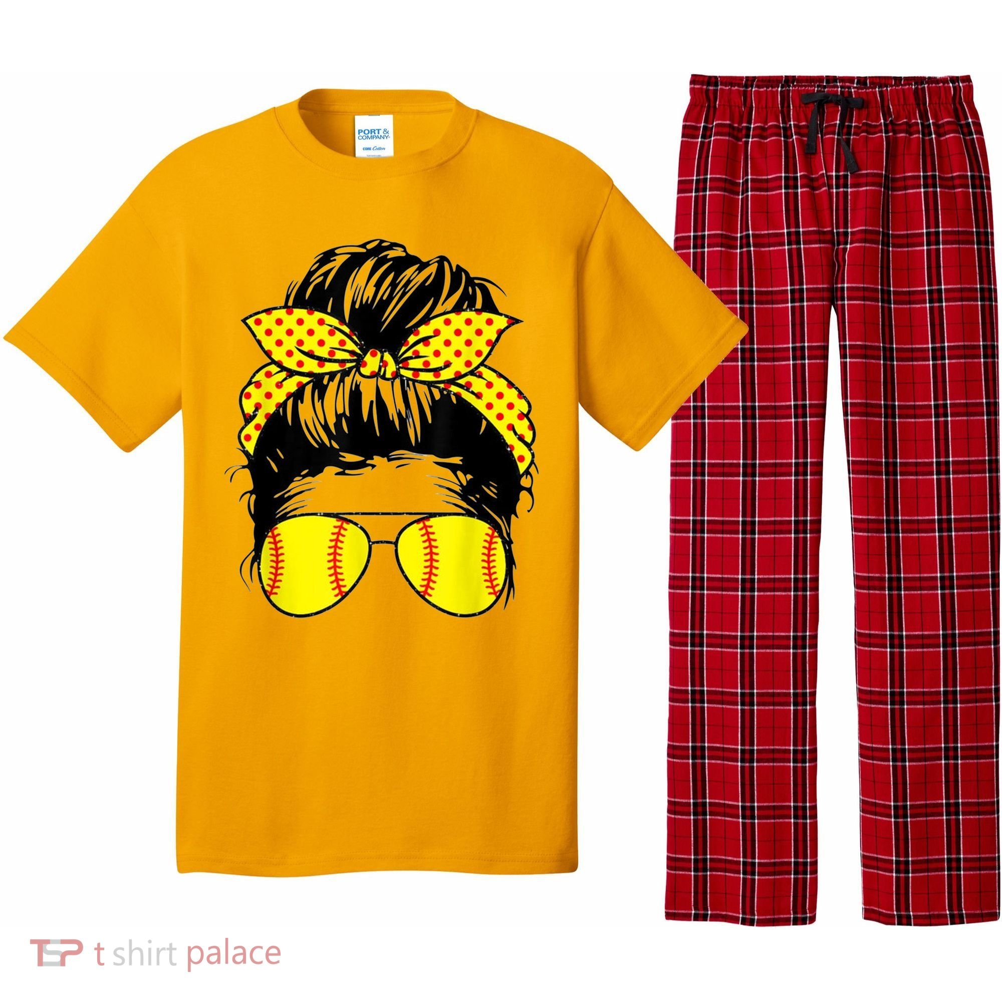Softball Mom Sunglasses Pajama Set