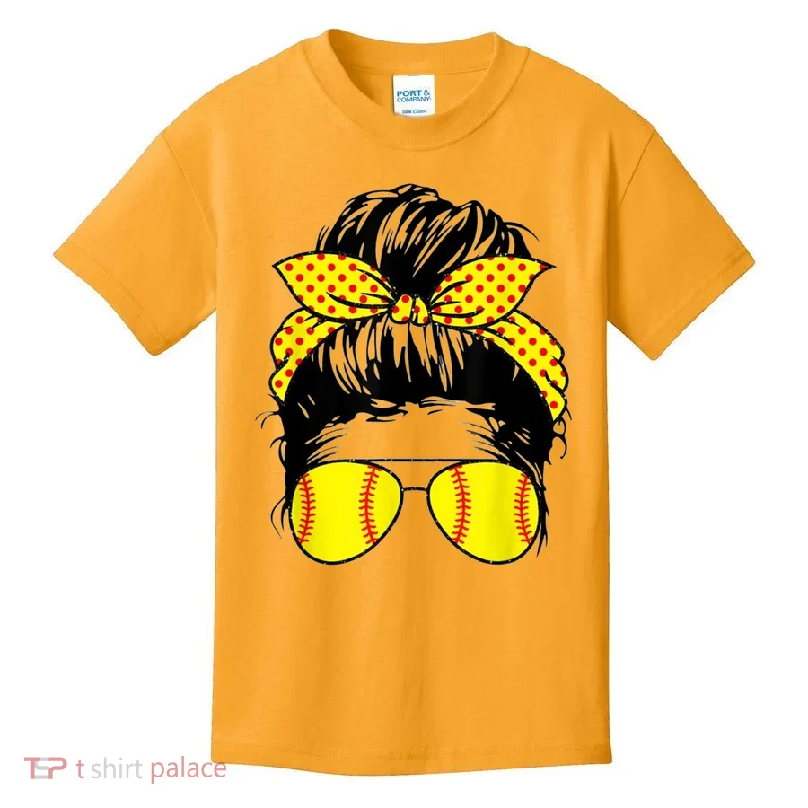 Softball Mom Sunglasses Kids T-Shirt