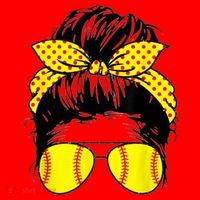 Softball Mom Sunglasses Santa Hat thumb 1