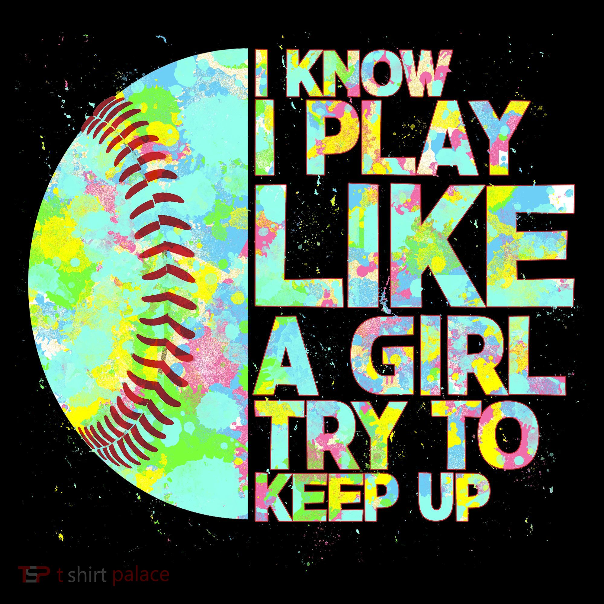 Softball Play Like A Girl Doggie Tank