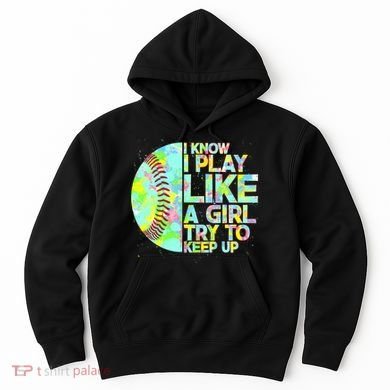 Softball Play Like A Girl Hoodie