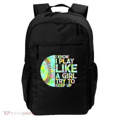 Softball Play Like A Girl Backpack