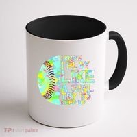 Softball Play Like A Girl Coffee Mug thumb 1