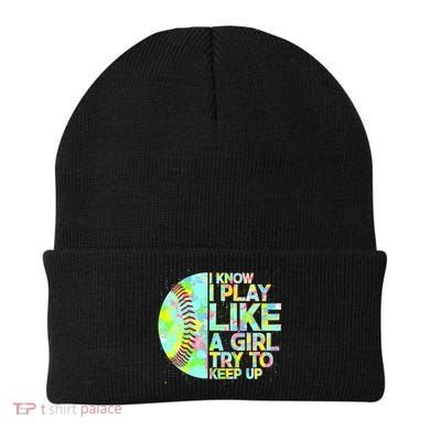 Softball Play Like A Girl Beanie