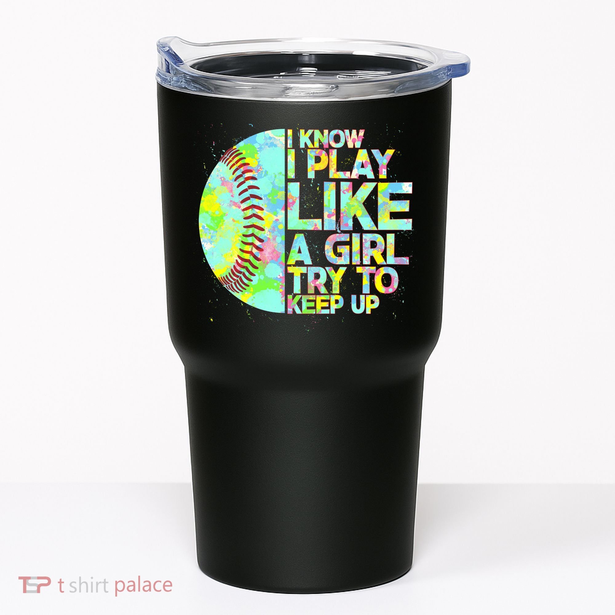Softball Play Like A Girl Tumbler