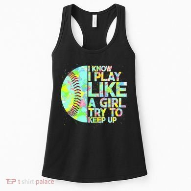 Softball Play Like A Girl Women's Tank Top