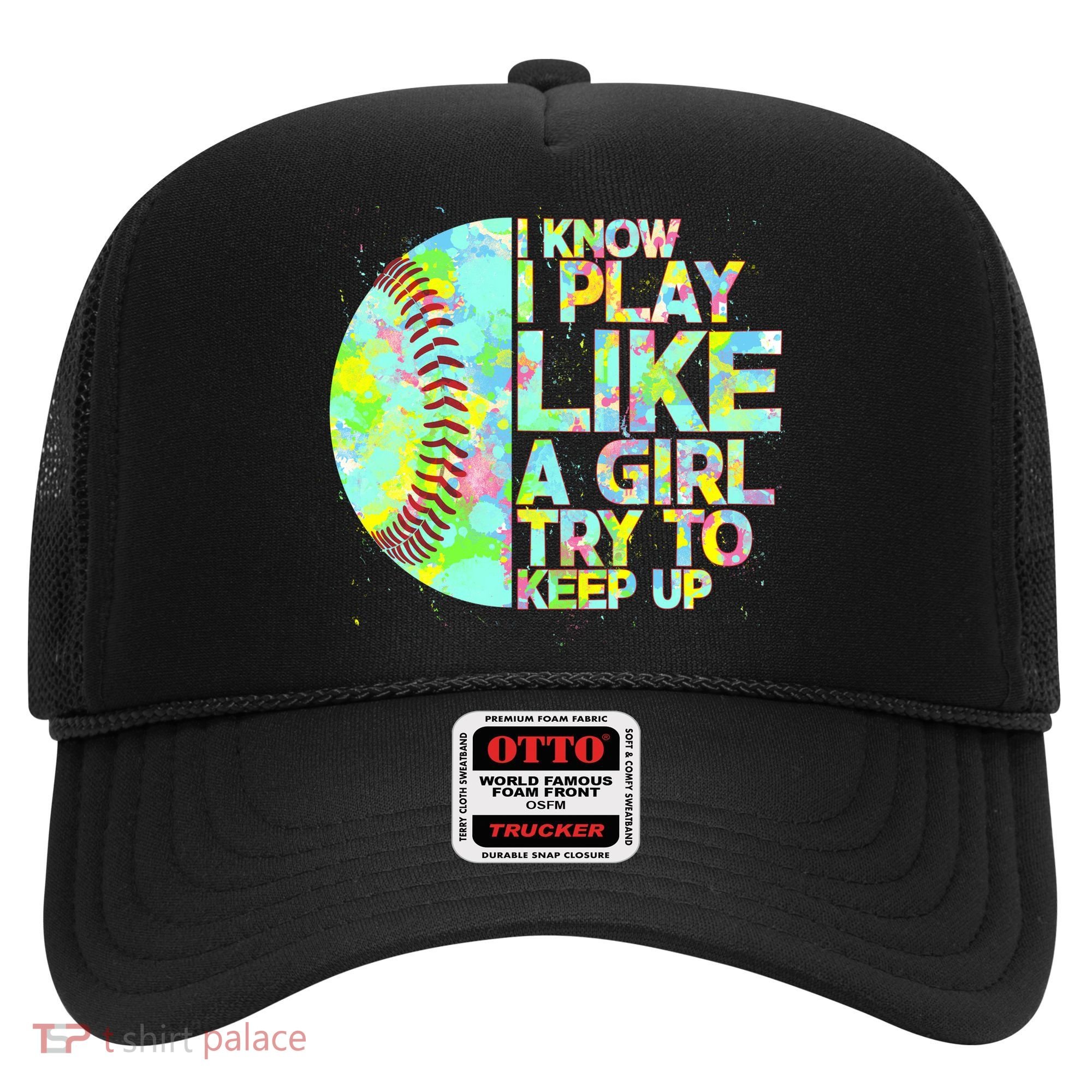 Softball Play Like A Girl Hat