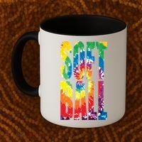 Softball Retro Tie Dye Coffee Mug thumb 2