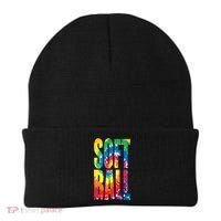 Softball Retro Tie Dye Beanie thumb 0