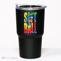 Softball Retro Tie Dye Tumbler thumb 0