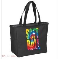 Softball Retro Tie Dye Tote Bag thumb 2