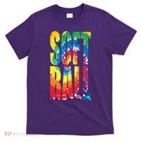 Softball Retro Tie Dye T-Shirt thumb 0