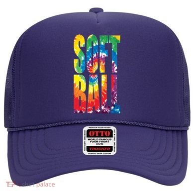 Softball Retro Tie Dye Hat