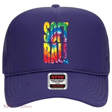 Softball Retro Tie Dye Hat