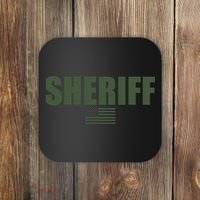 Sheriff Od Green On Duty Uniform Coaster thumb 0