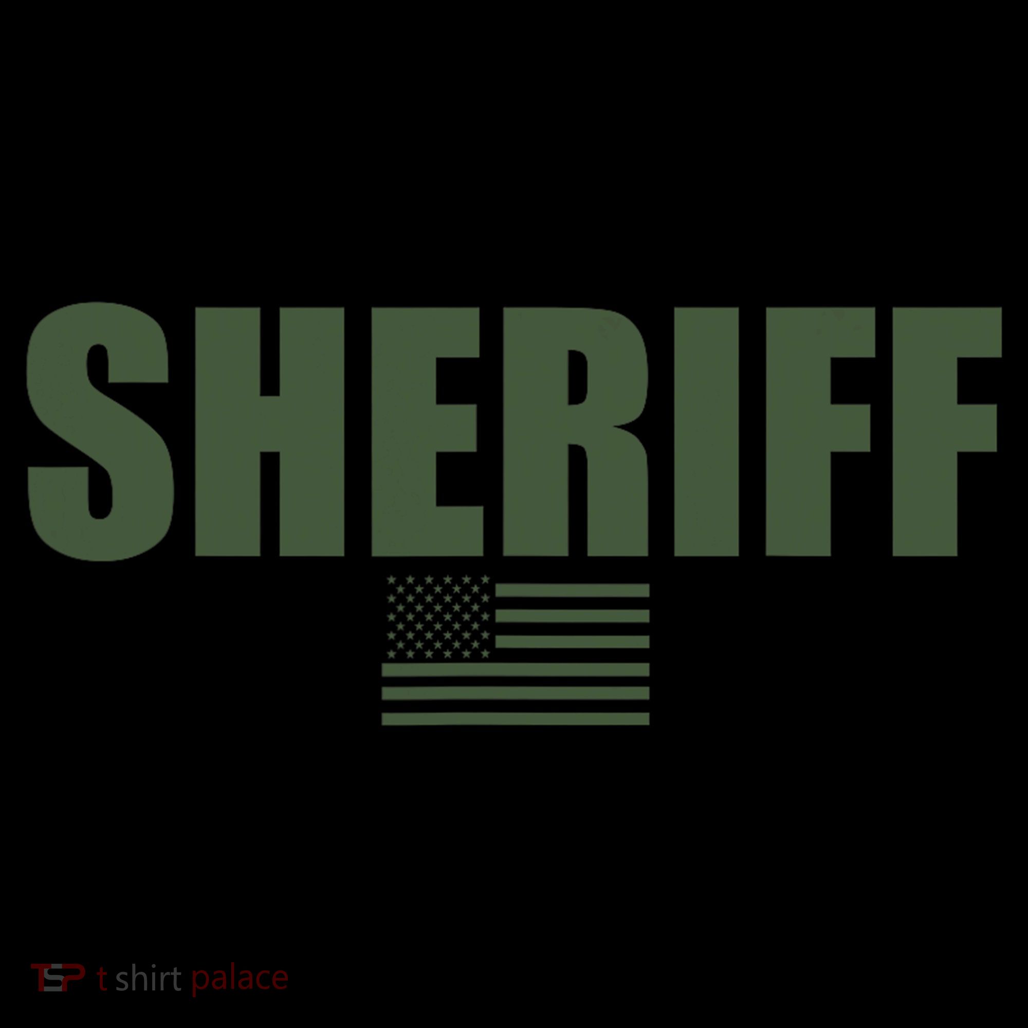 Sheriff Od Green On Duty Uniform Women's Hoodie